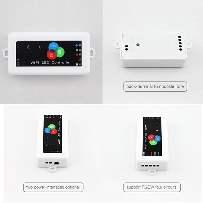 4Ax3CH, LED WIFI controller Control Via IOS or Android Smart Phone Tablet PC Constant Current For RGB RGB+White LED Light Strips